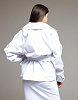 Рубашка хлопковая свободного кроя белая | Интернет-магазин Knitman