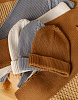 Детская шапка в рубчик, карамельная | Интернет-магазин Knitman