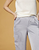 Шелковые брюки-карго сиреневый | Интернет-магазин Knitman