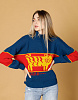 Жаккардовый свитер с принтом "Тигррр" | Интернет-магазин Knitman