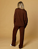 Свитер базовый оверсайз коричневый | Интернет-магазин Knitman