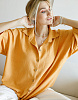 Рубашка свободного кроя оранжевая | Интернет-магазин Knitman